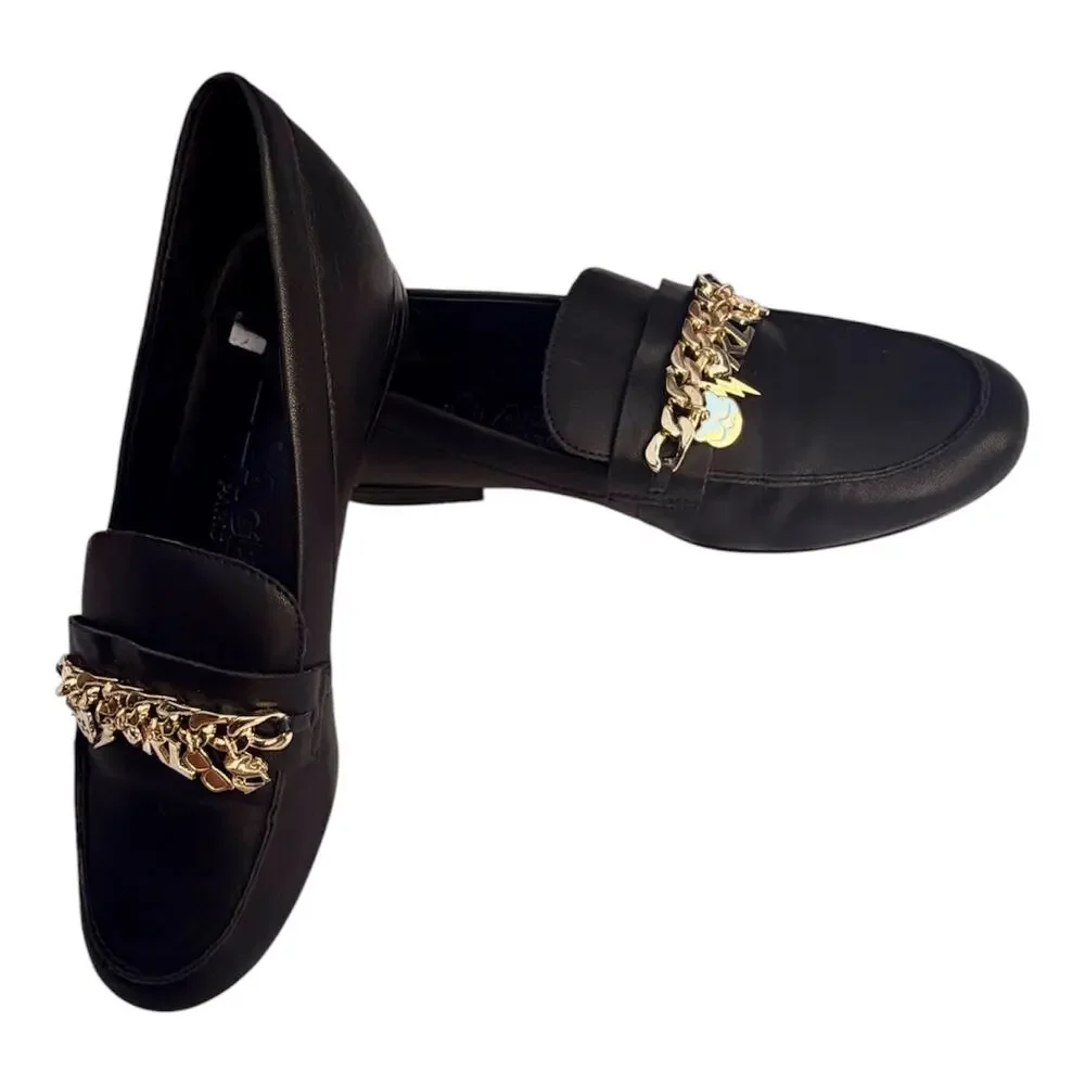 Karl Lagerfeld Black Loafers